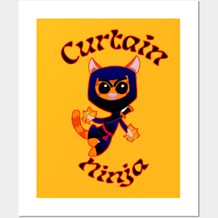 Curtain Ninja Posters and Art